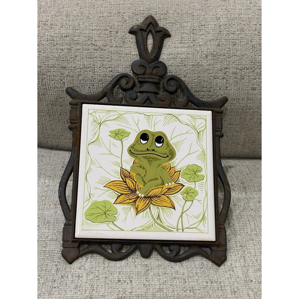 Vintage Frog Trivet From‎ Sears And Roebuck 1978 LOOK AT ALL PHOTOS